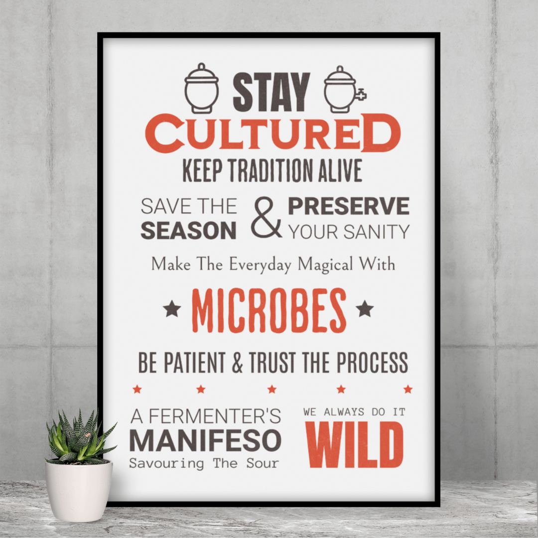 Fermenter's Manifesto Wall Art Print