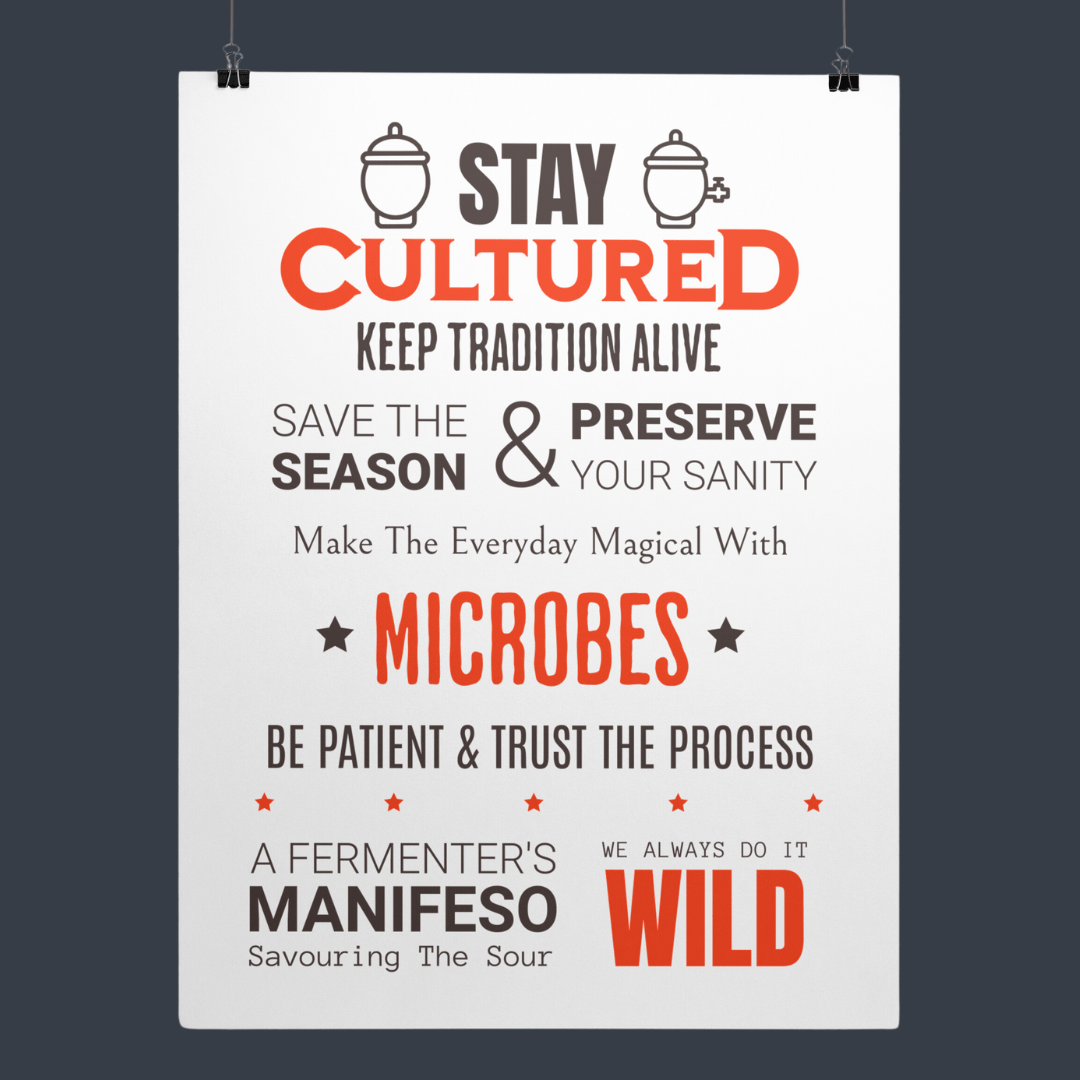 Fermenter's Manifesto Wall Art Print