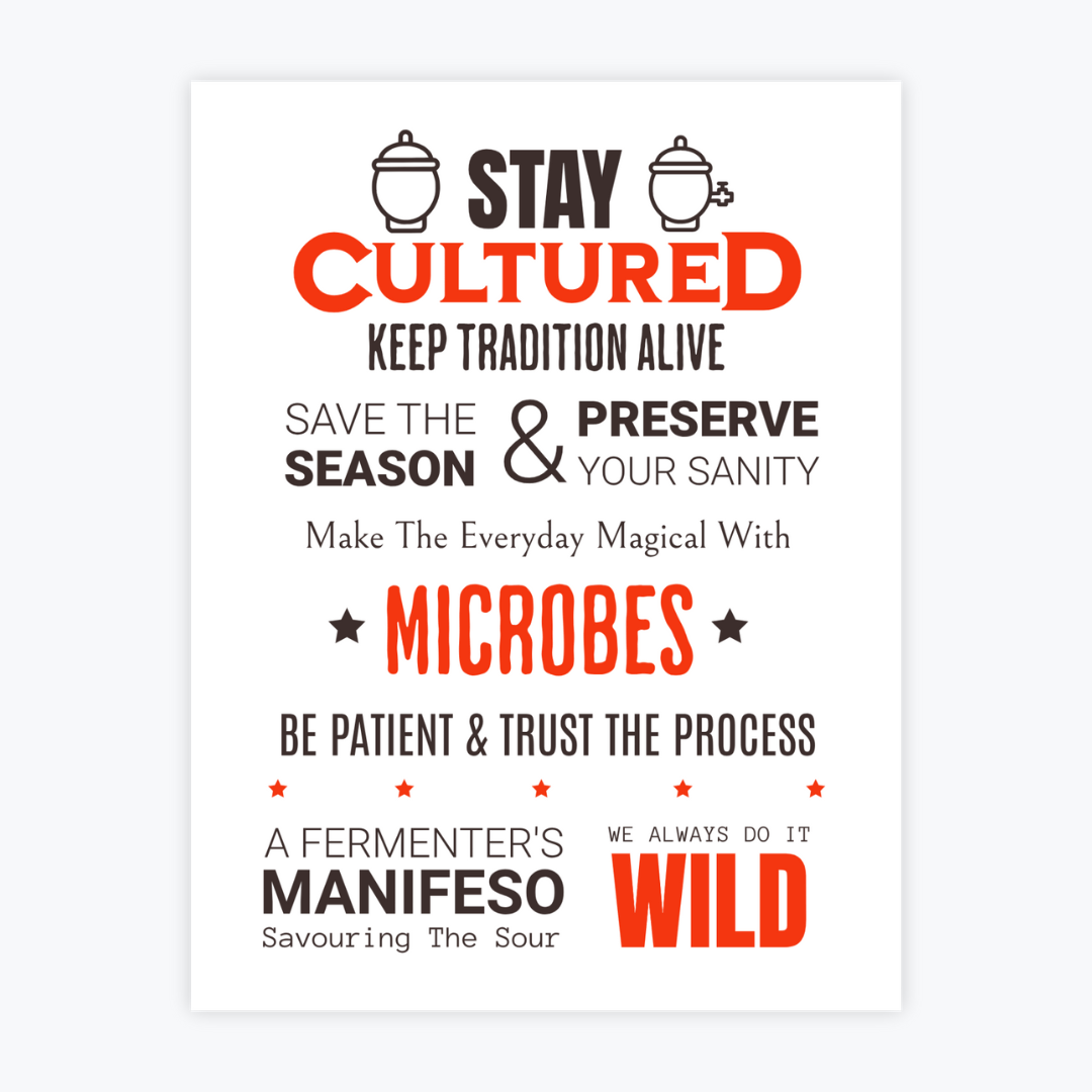 Fermenter's Manifesto Wall Art Print