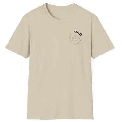 Neutral "I'm In My Sourdough Era" T-shirt with minimalist typography for bread lovers and home bakers